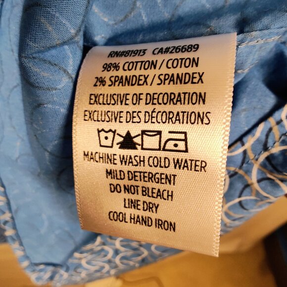 Robert Graham Men's Medium Long Sleeve Flip Cuff Button Down Shirt - Picture 9 of 10